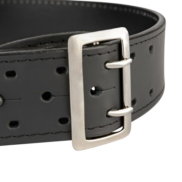 2.25" Fully Lined Sam Browne Leather Belt With Chrome Buckle Order Two Sizes💕 - Picture 3 of 4